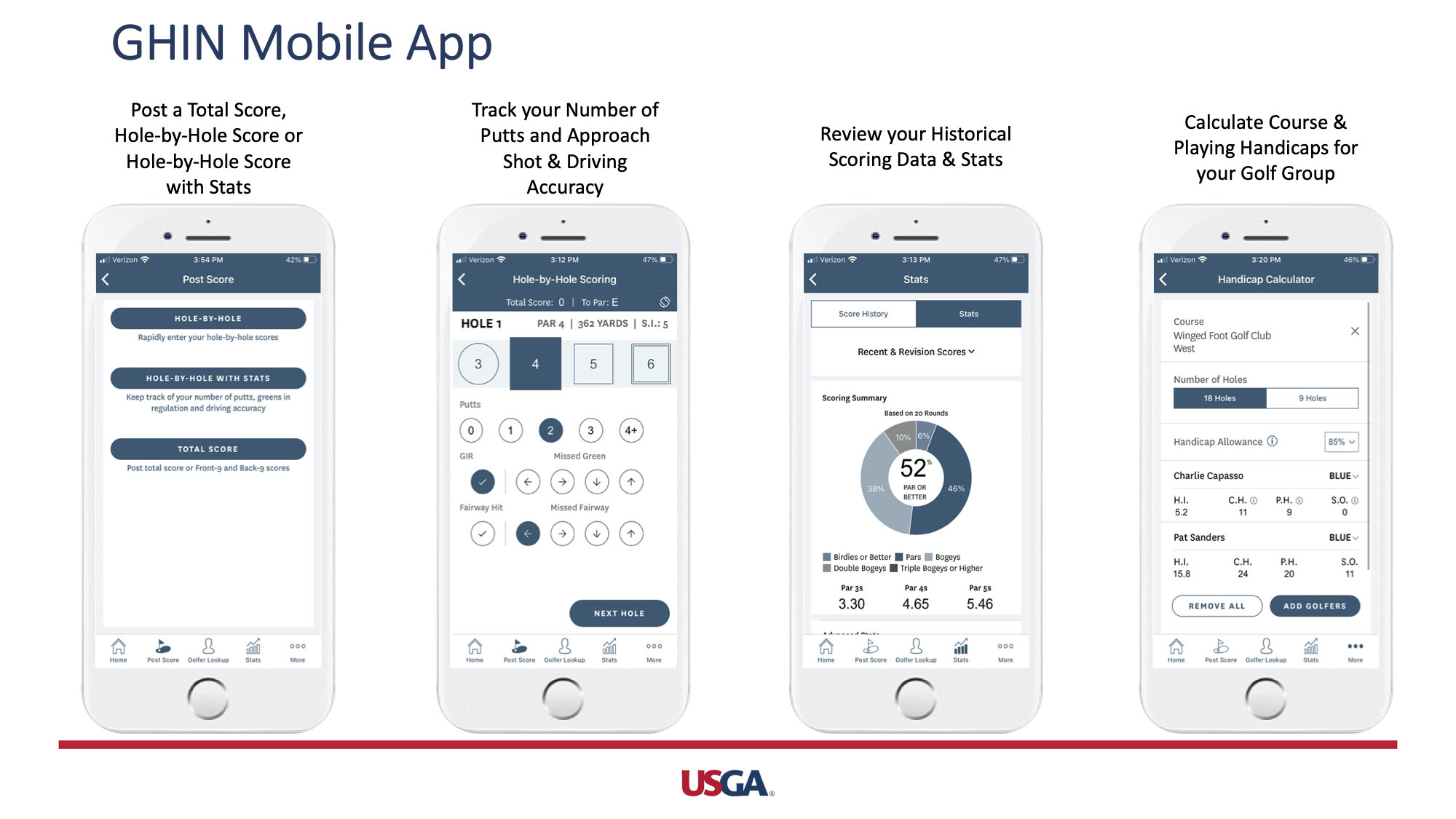 GHIN Mobile App Screenshot Slides 2